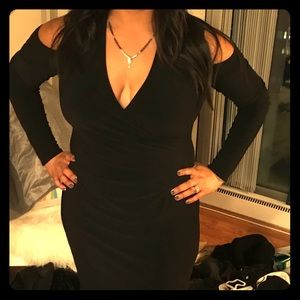 Black cocktail dress